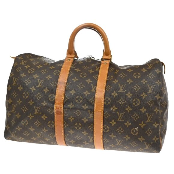 LOUIS VUITTON Keepall 45 Travel Hand Bag Monogram Leather Brown M41428 86YH515 - Picture 16 of 16